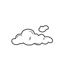hand drawn cloud icon