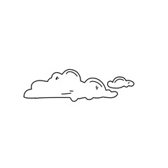 hand drawn cloud icon
