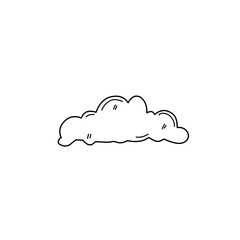 hand drawn cloud icon