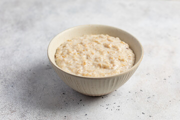 Oatmeal Bowl, Oat Porridge, Healthy Snack or Breakfast