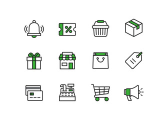ショップ・スーパーアイコンセット