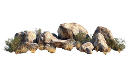 Large set of stone in the nature