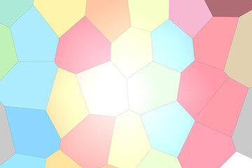 Colorful Stained Glass Abstract Background Pattern Art Illustration Design