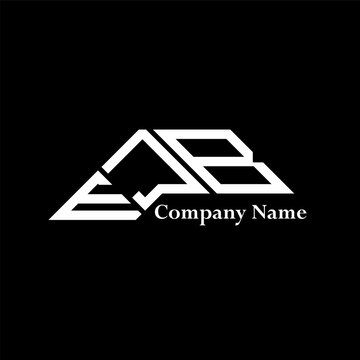 EJB logo design, EJB simple and modern logo. EJB luxurious alphabet design