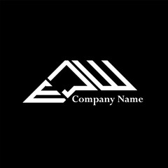EJW logo design, EJW simple and modern logo. EJW luxurious alphabet design