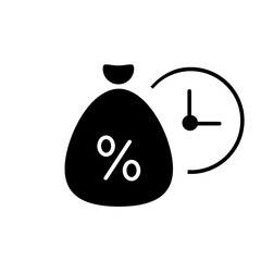 Tax vector icon. Accounting illustration sign collection. Finance and interest symbol or logo.