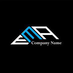 EMA logo design, EMA simple and modern logo. EMA luxurious alphabet design