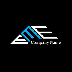 EME logo design, EME simple and modern logo. EME luxurious alphabet design