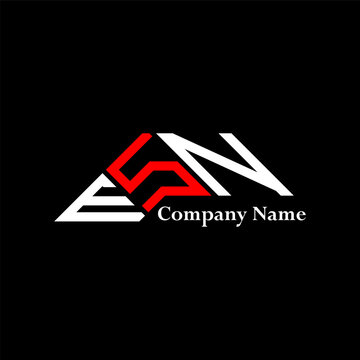 ESN logo design, ESN simple and modern logo. ESN luxurious alphabet design