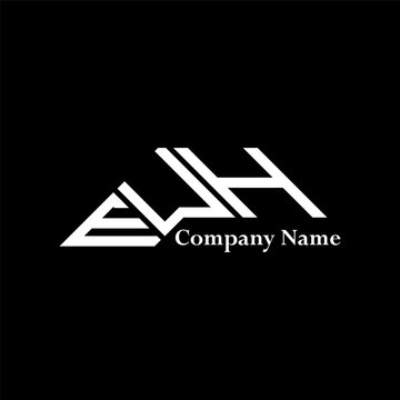 EUH logo design, EUH simple and modern logo. EUH luxurious alphabet design