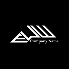 EUW logo design, EUW simple and modern logo. EUW luxurious alphabet design