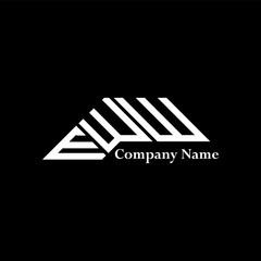 EWW logo design, EWW simple and modern logo. EWW luxurious alphabet design