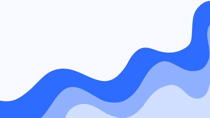 Abstract background of ocean blue waves