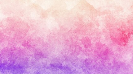 Fototapeta premium Abstract Watercolor Texture Background: Pastel Pink Purple and Orange Gradient