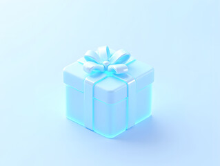 Obraz premium Holiday Celebration Event Gift box 3d rendering of Shopping festival Valentine's Day elements