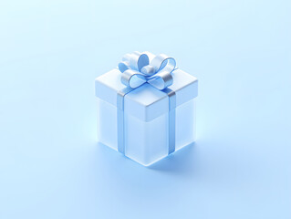 Obraz premium Holiday Celebration Event Gift box 3d rendering of Shopping festival Valentine's Day elements