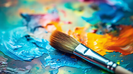 Fototapeta premium Colorful abstract rainbow background