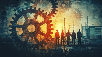 Obraz premium Optimizing lean manufacturing process with styli a visual guide in industrial settings