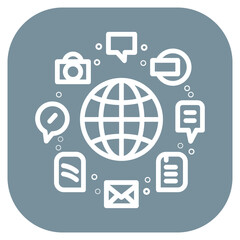 Multi Language Support Icon