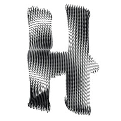 Serpentine Alphabet Series - H