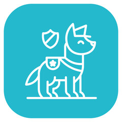 Police Dog Icon