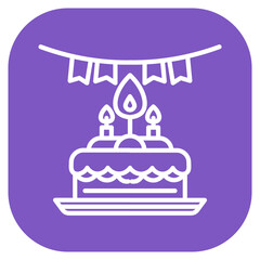 Birthday Signage Icon