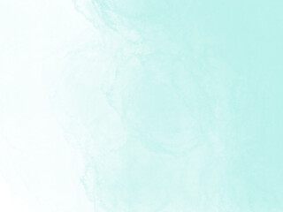 滲みのあるミントグリーンの水彩風グラデーションテクスチャ