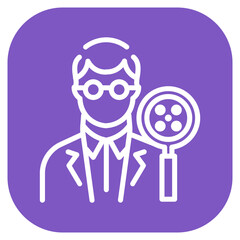 Movie Critic Vector Icon