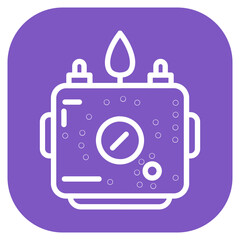 Gas Leak Detector Icon