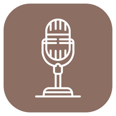 Pop Star Microphone Icon