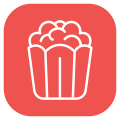 Popcorn Bucket Icon