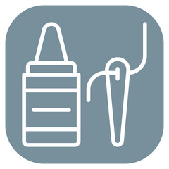 Fabric Glue Vector Icon