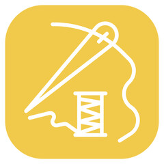 Seam Allowance Vector Icon