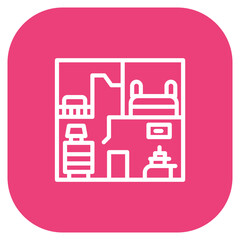 Room Floor Plan Icon