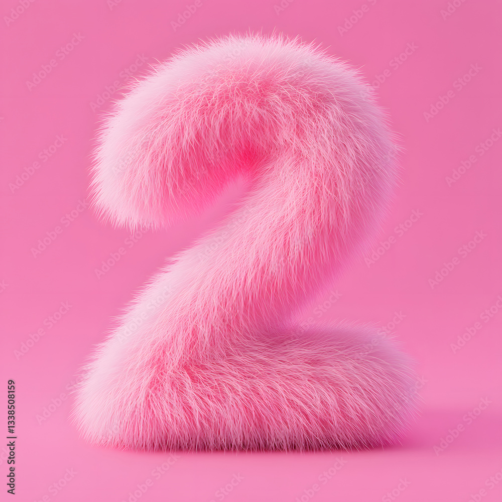 Poster 3d rendering digital font big sale event countdown concept element
