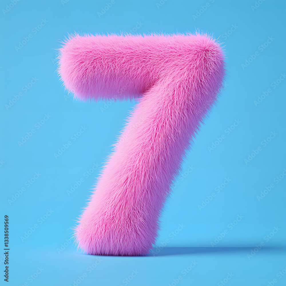 Poster 3d rendering digital font big sale event countdown concept element