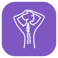 Spine Stretch Icon