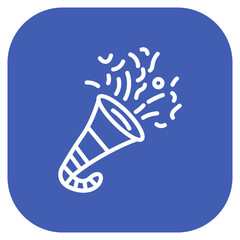 Celebration Horn Vector Icon