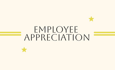 EMPLOYEE APPRECIATION , line and star