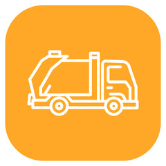 Smart Garbage Truck Icon