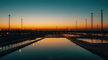 A high-tech farm using artificial intelligence to optimize recycled water distribution