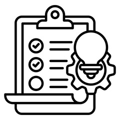 Plan Outline Icon