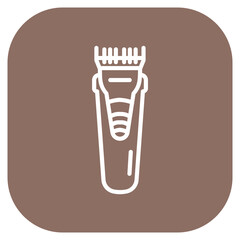 Hair Trimmer Vector Icon