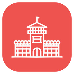 Obraz premium Detention Center Vector Icon