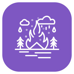 Obraz premium Firestorm Icon