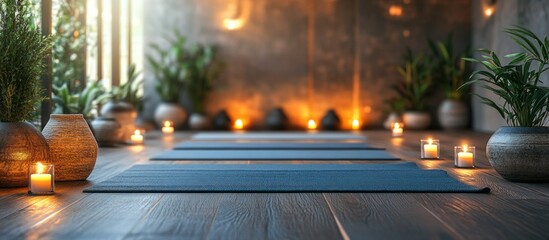 Serene Yoga Studio: Tranquil Space for Mindfulness and Wellbeing