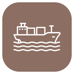 Maritime Cargo Vector Icon