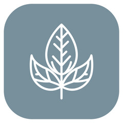 Sage Leaves Vector Icon