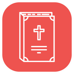 Obraz premium Funeral Program Vector Icon