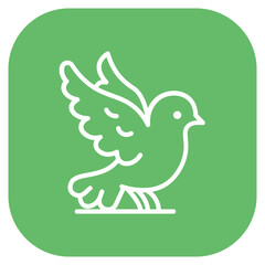Mourning Dove Vector Icon